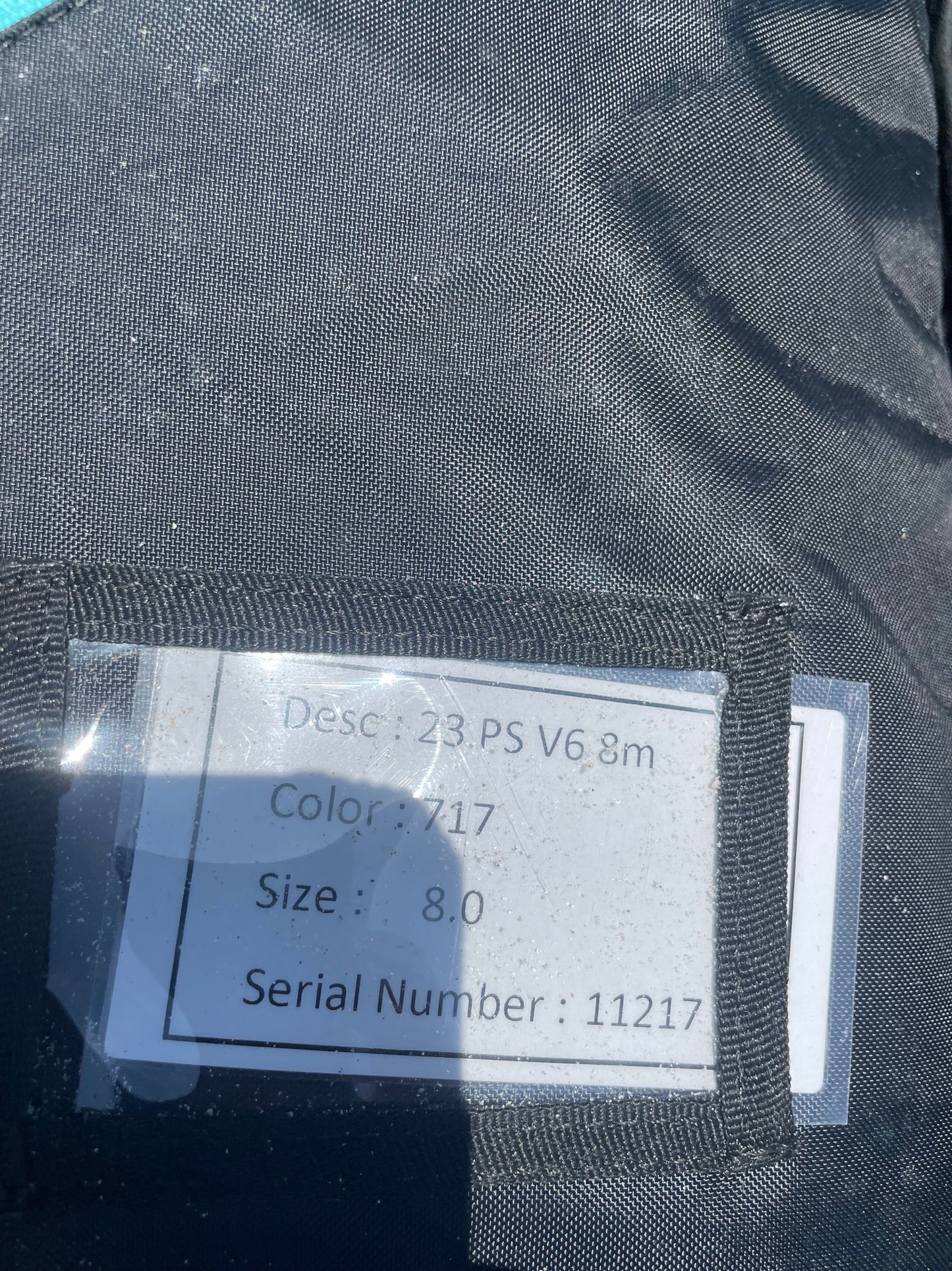 USED 2023 Eleveight PS V6 8m Kiteboarding Kite