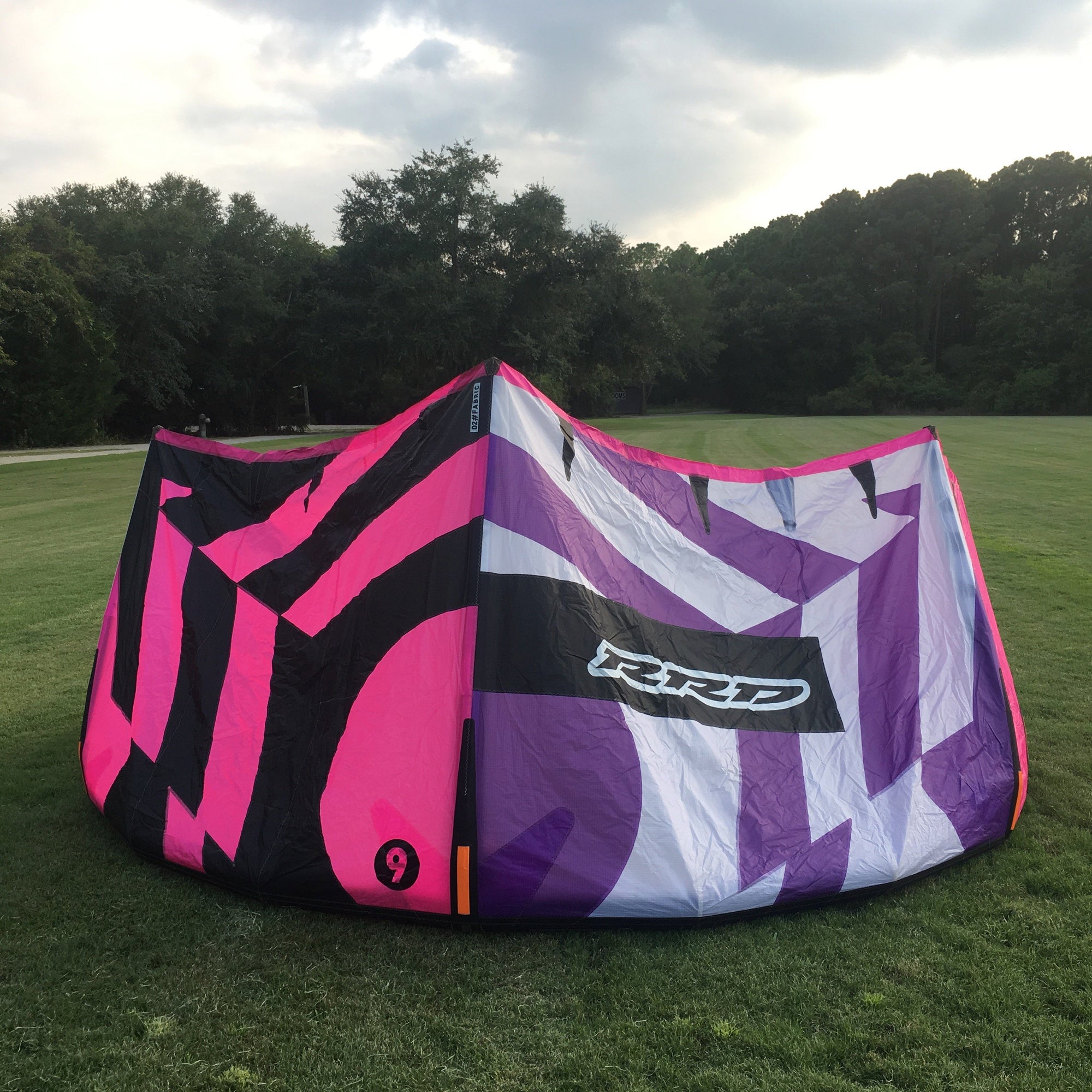 Used RRD Obession MK10 9.0 Kiteboarding Kite, 2018, Front
