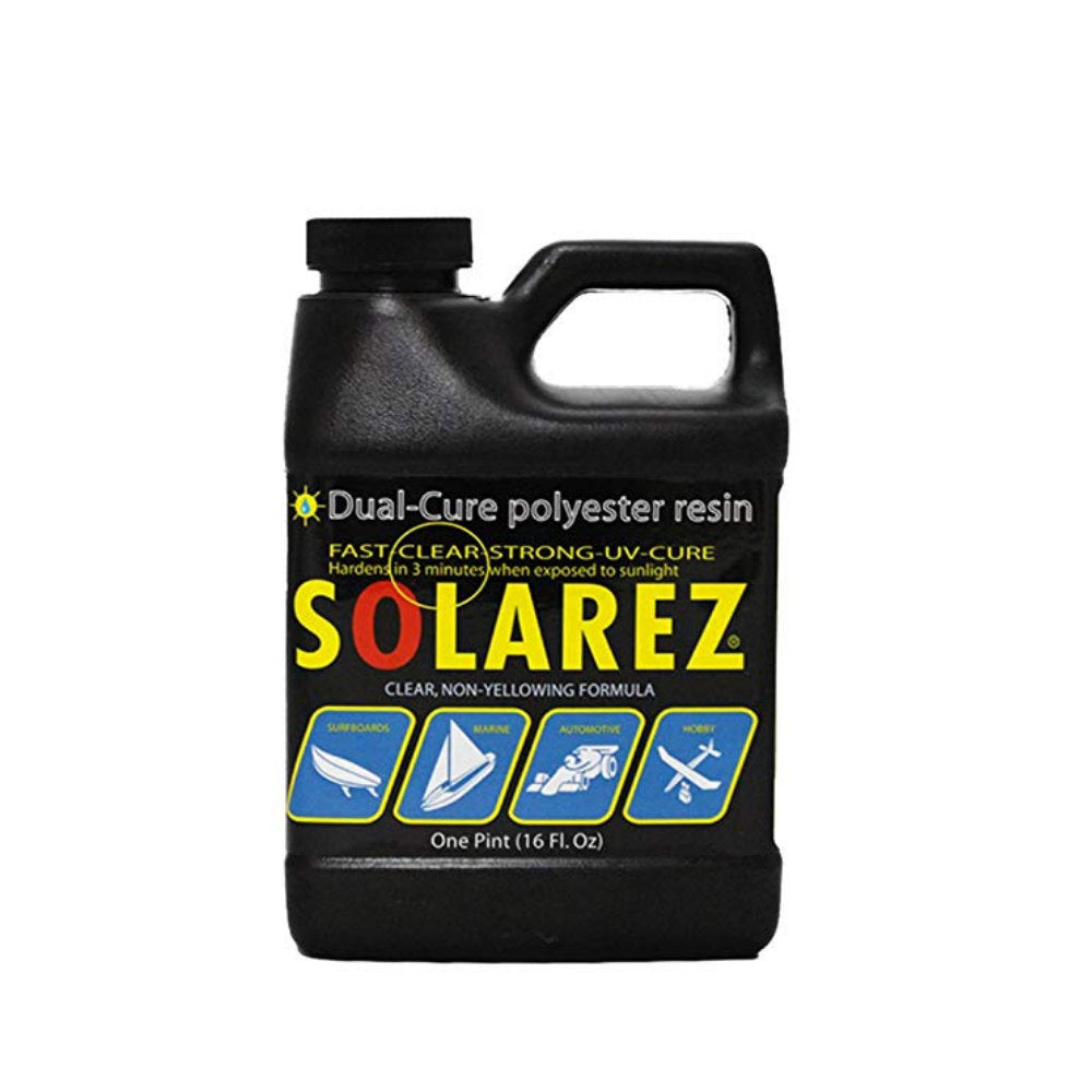 Solarez Low-VOC Clear "Dual Cure" Polyester Resin 16 Fl. Oz.