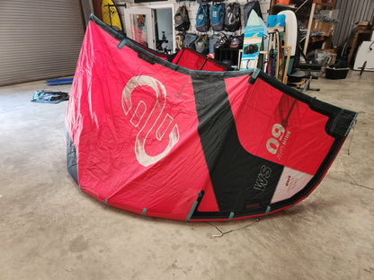 Used 2023 Eleveight WS V6 9m Kiteboarding Kite