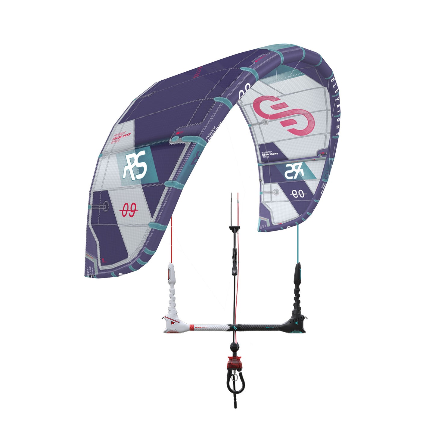 2025 Eleveight RS V8 Kite and Bar Package - Purple