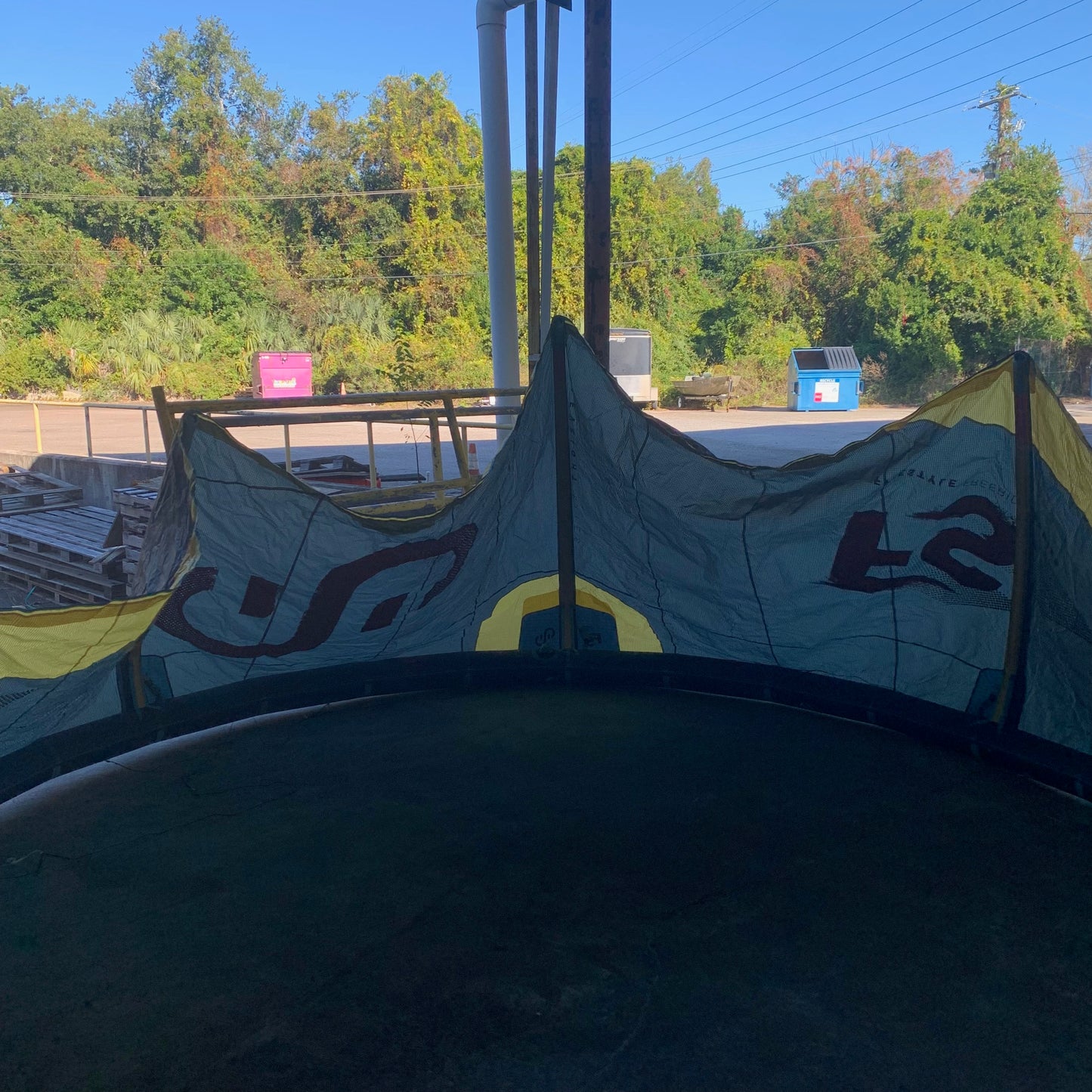 USED 2022 Eleveight FS V5 9m Kiteboarding Kite Only - Blue