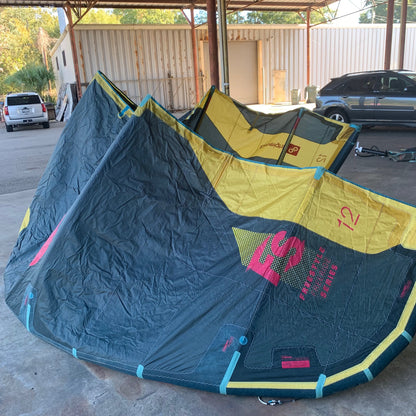 USED 2022 Eleveight FS V5 9m Kiteboarding Kite Only - Blue