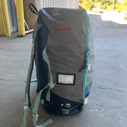 USED 2022 Eleveight FS V5 9m Kiteboarding Kite Only - Blue