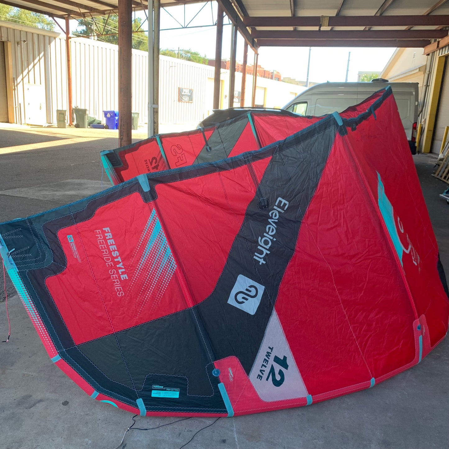 Used 2023 Eleveight FS V6 12m Kiteboarding Kite