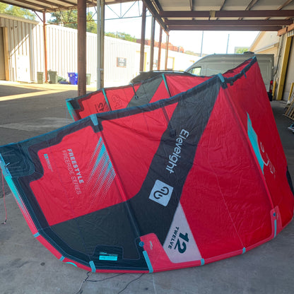 Used 2023 Eleveight FS V6 12m Kiteboarding Kite