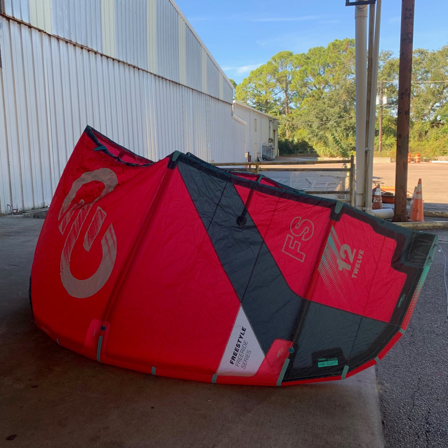 Used 2023 Eleveight FS V6 12m Kiteboarding Kite