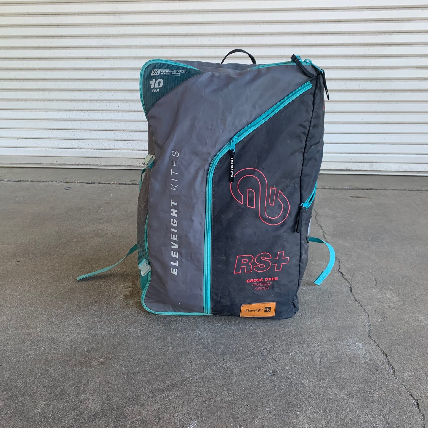 Used 2023 Eleveight RS+ V1 10m Kiteboarding Kite W/Bag