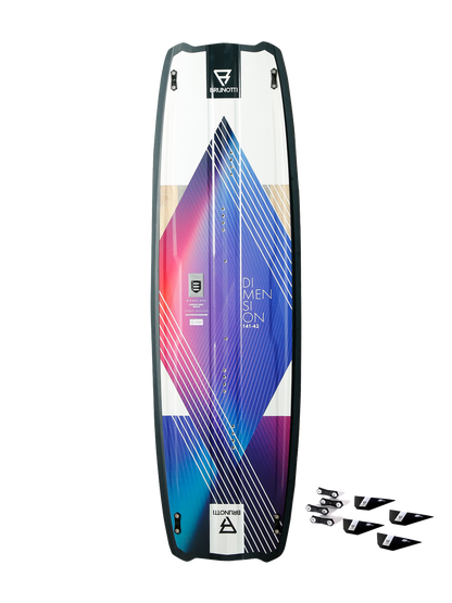 2022 Brunotti Dimension Twintip Kiteboard - top