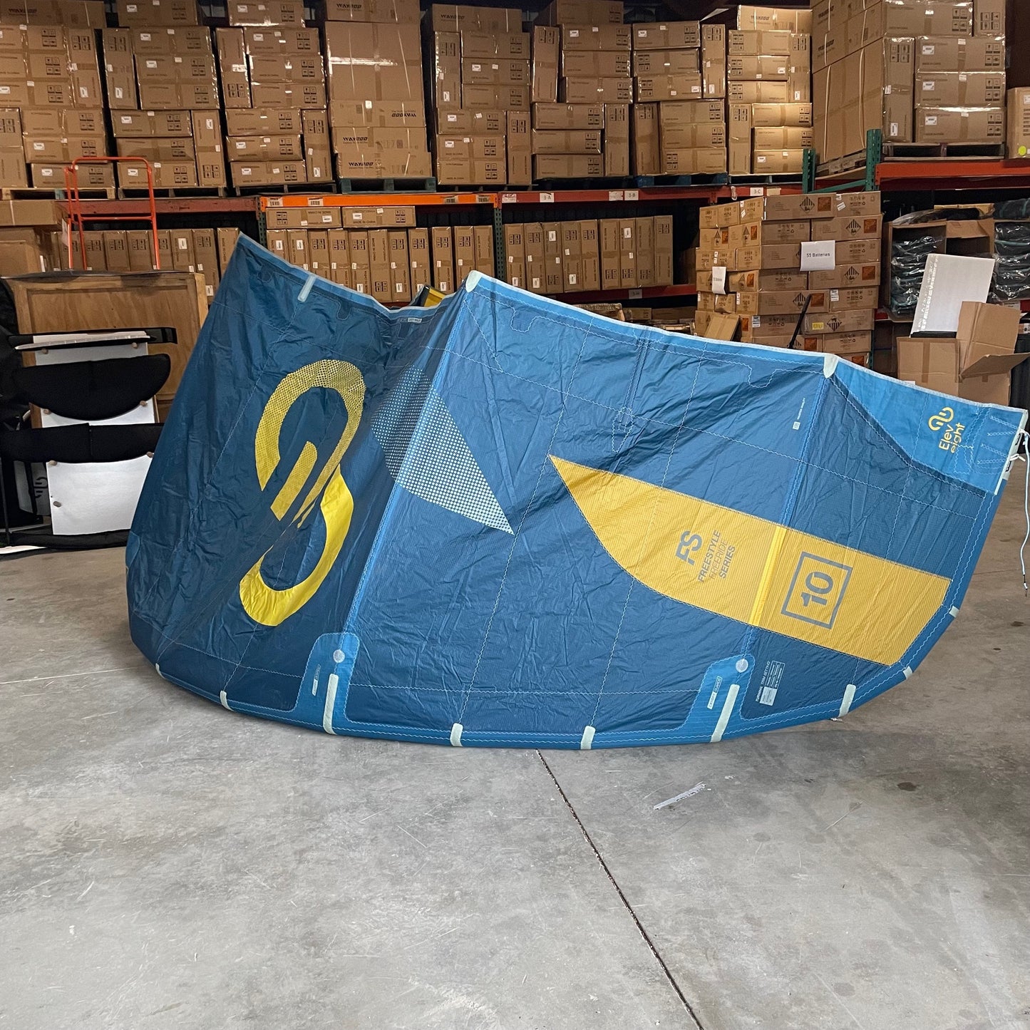 USED 2019 Eleveight FS V2 10m Kiteboarding Kite Only - right