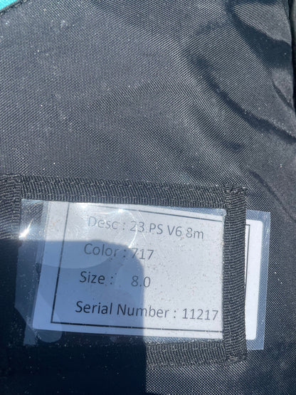 USED 2023 Eleveight PS V6 8m Kiteboarding Kite