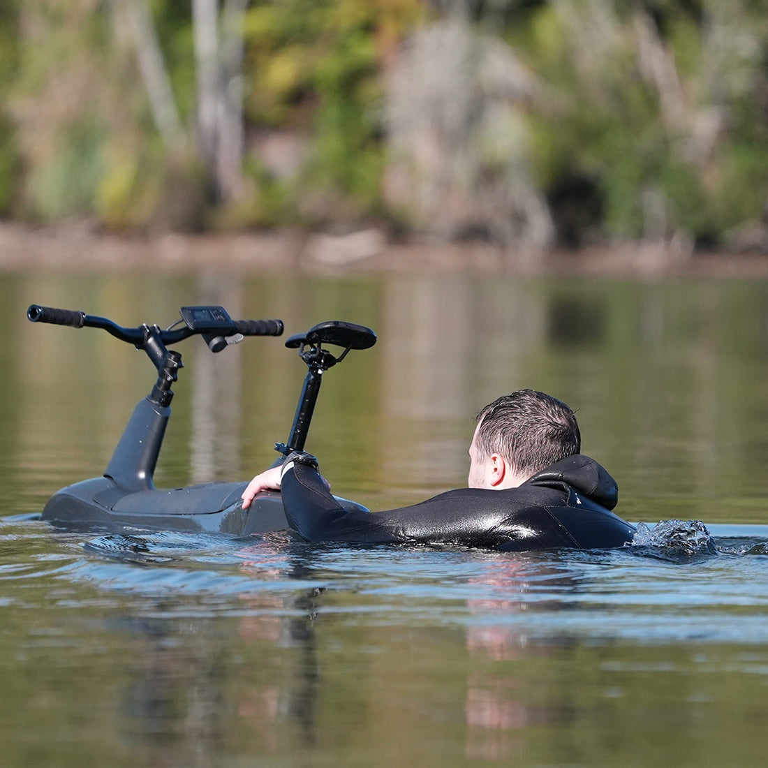 Efoil Bike Lessons on Manta5 - Charleston, SC - SL3 Pro - Floating Bike