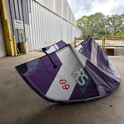 USED 2024 Eleveight RS V7 9m Kiteboarding Kite - Purple