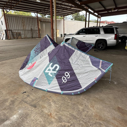 USED 2024 Eleveight RS V7 9m Kiteboarding Kite - Purple