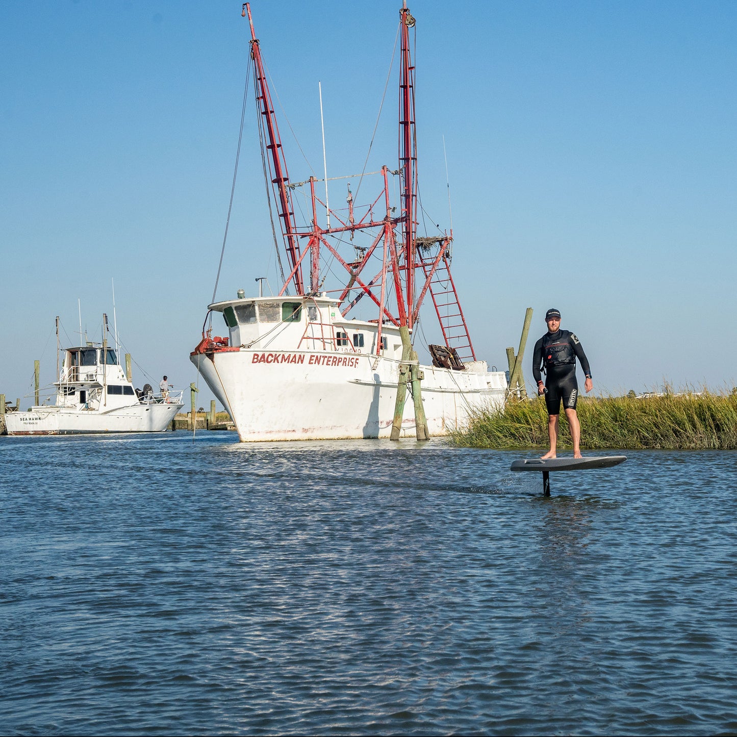 Efoil Eco Tour - Charleston, SC - Through the marsh 