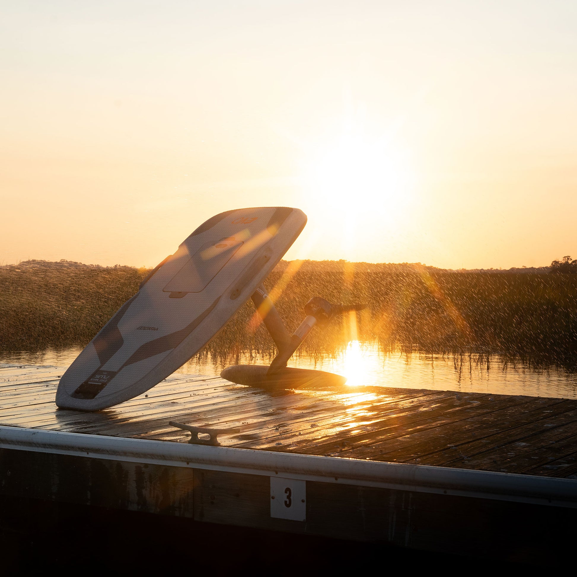 Efoil Rental - Charleston, SC - Session Sports Sunset on the dock