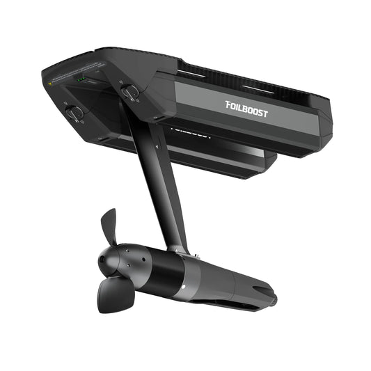 Waydoo FoilBoost hydrofoil electric assist system front angle view