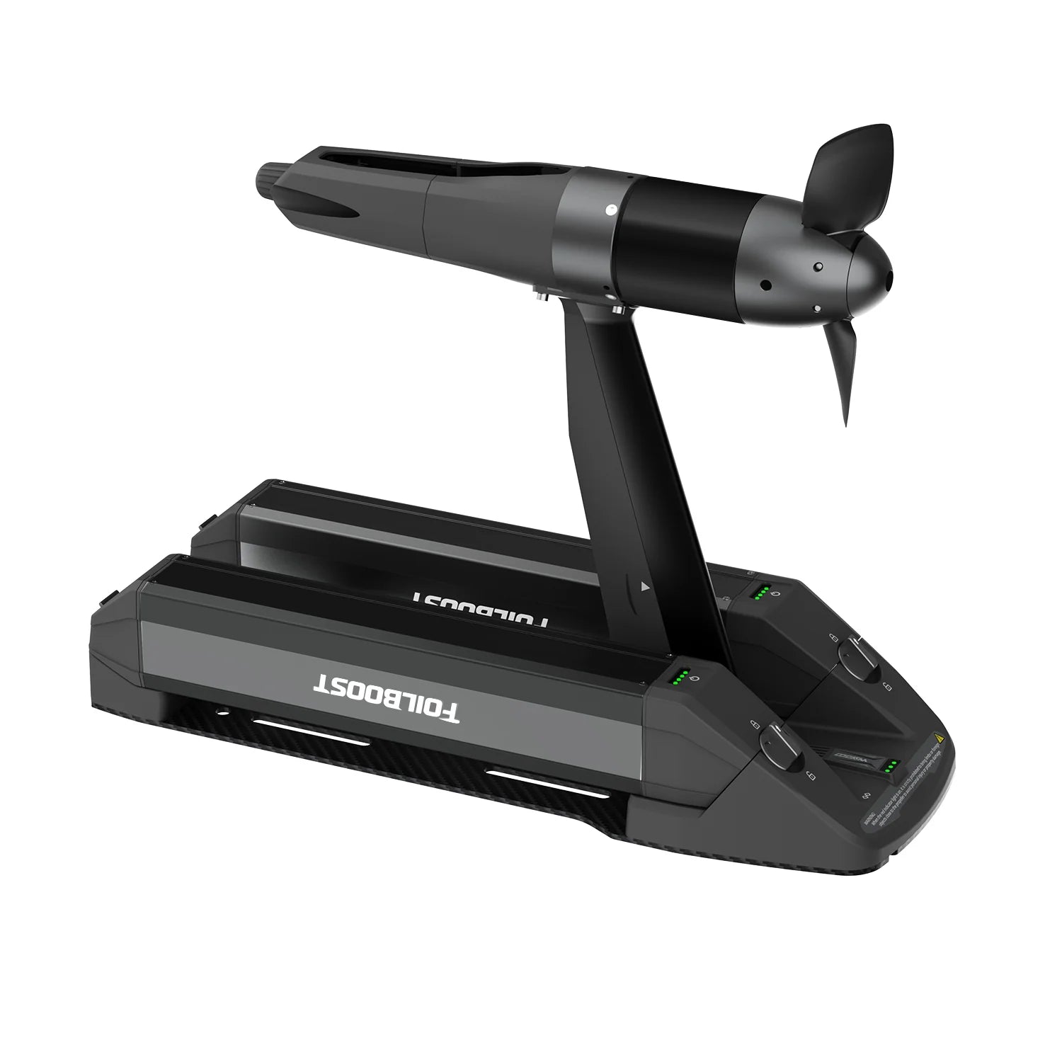 Waydoo FoilBoost foil assist motor and dual battery setup
