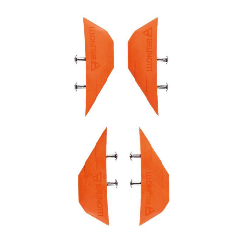 Brunotti Splitter Twintip Kiteboard Fins (Pair Of 4)