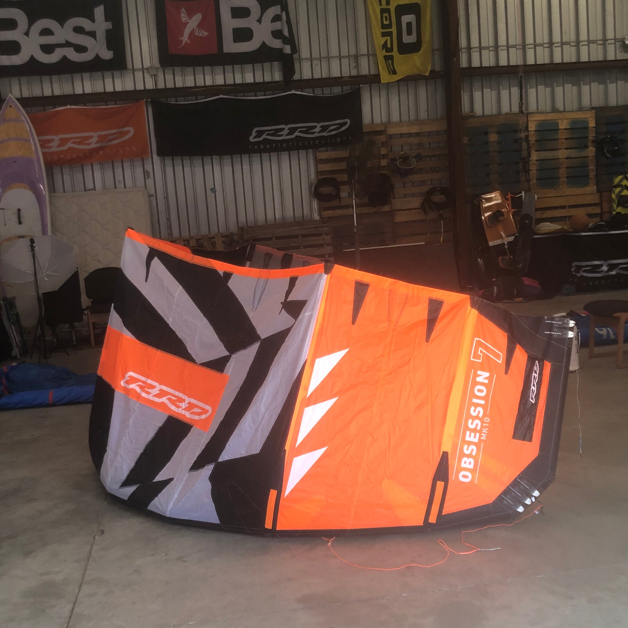 RRD Obsession MK10 7.0 Kiteboarding Kite, 2018 front
