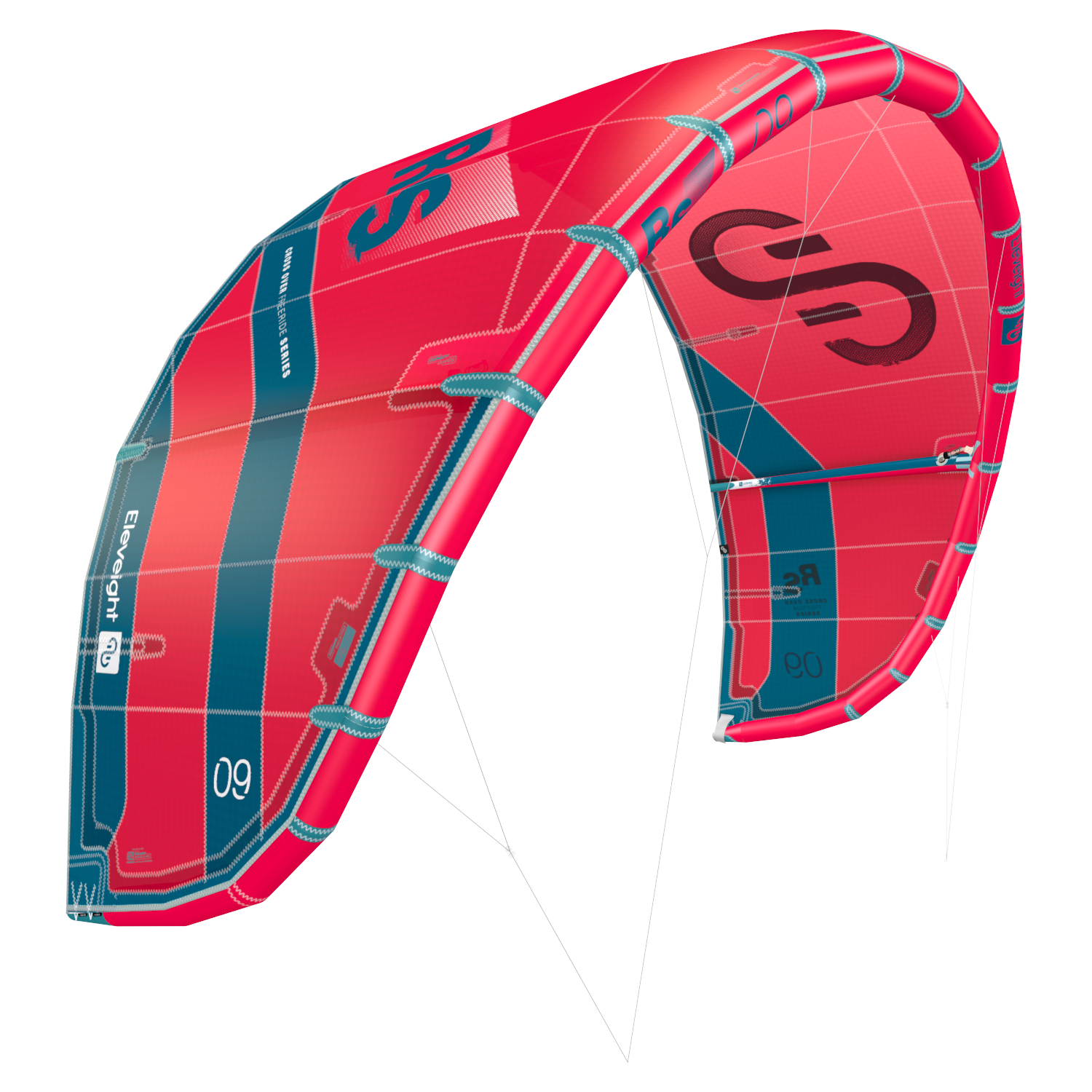 2022 Eleveight RS Kiteboarding Kite - Red