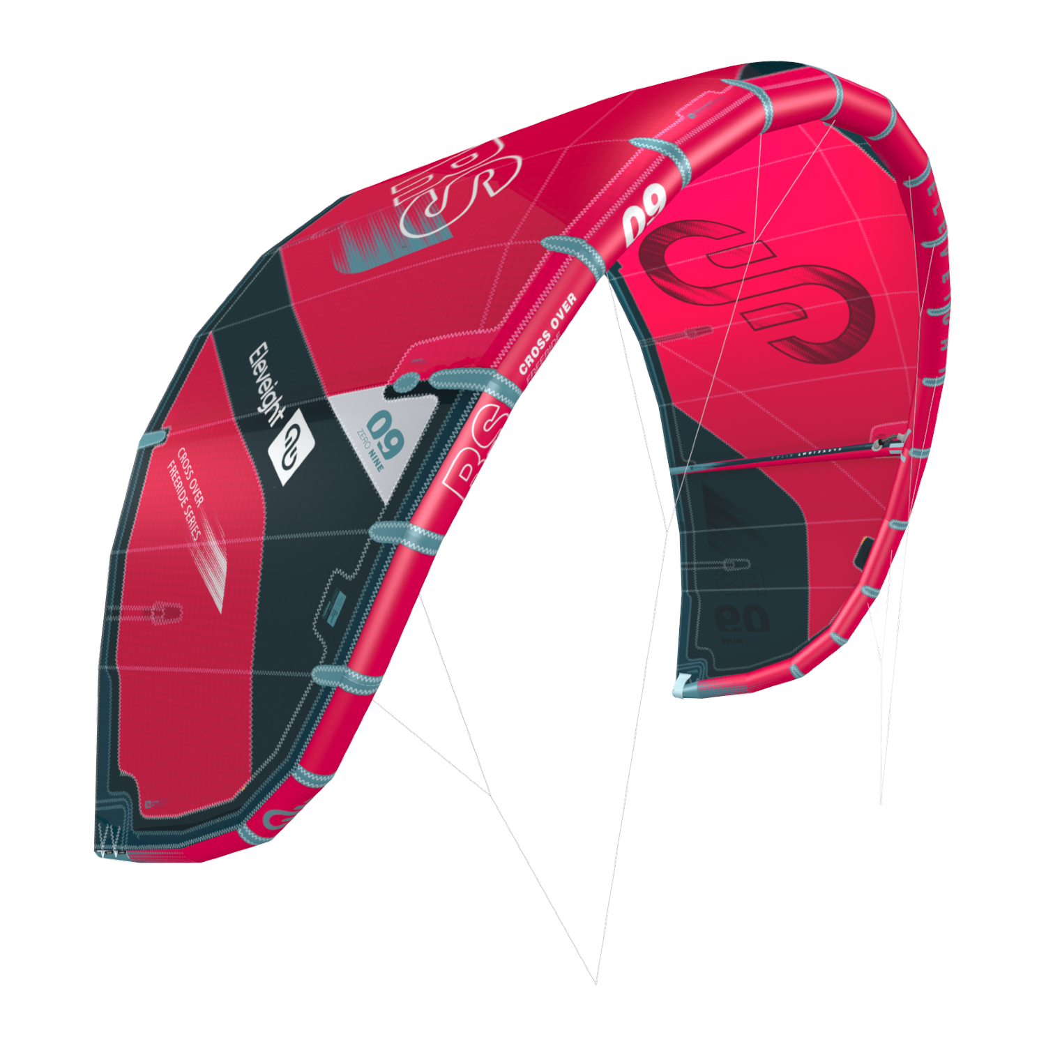 2023 Eleveight RS V6 Kiteboarding Kite-red