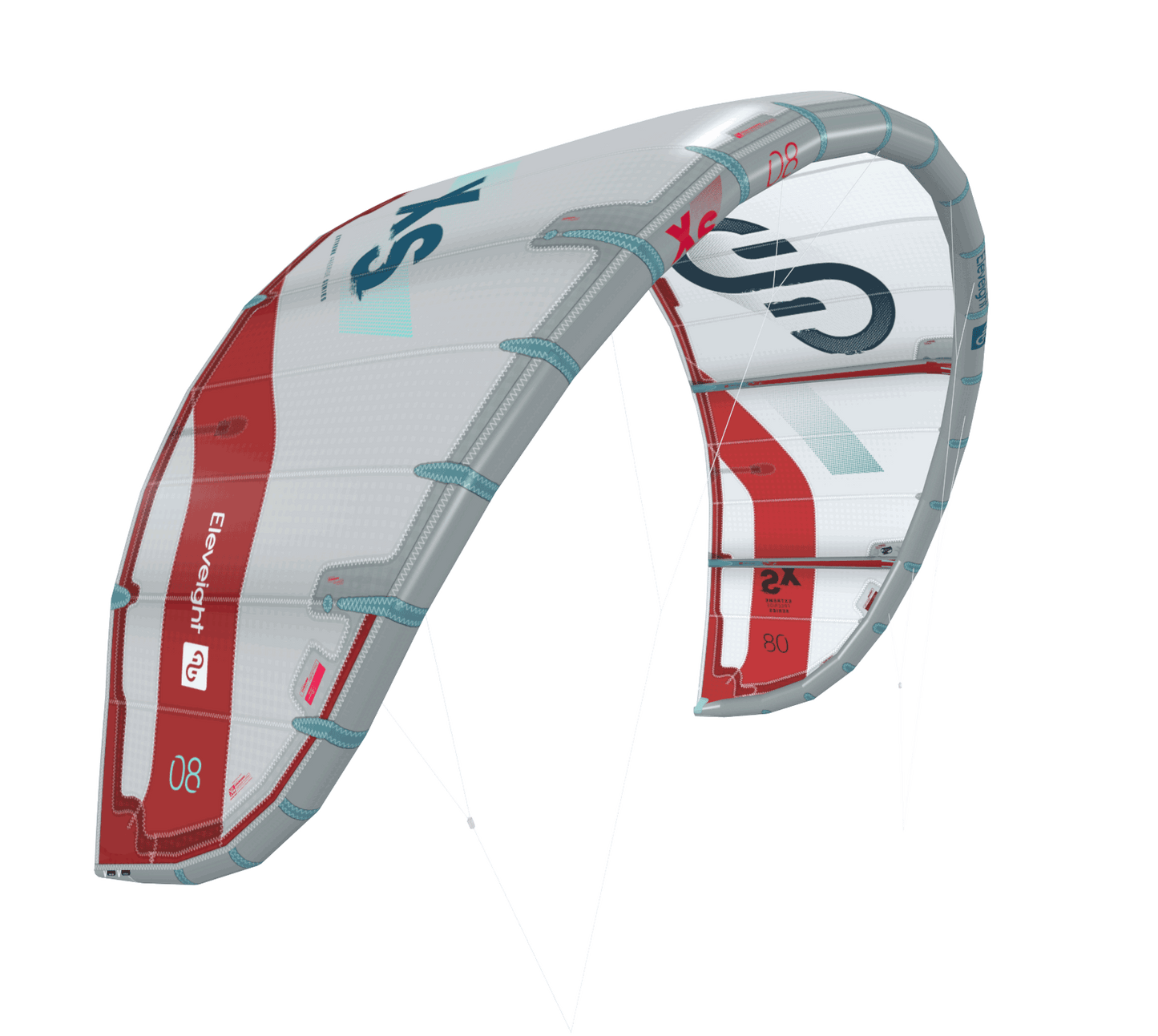 2022 Eleveight XS Kiteboarding Kite - Light Grey