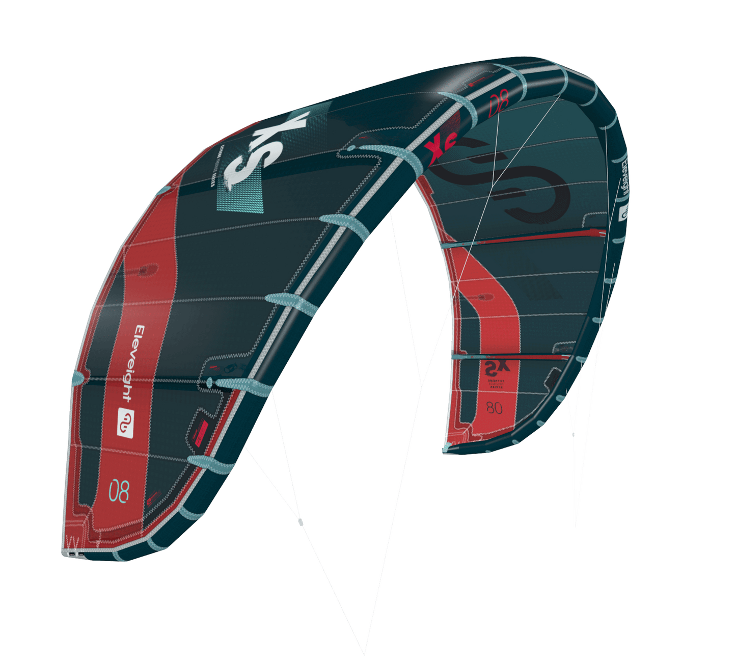 2022 Eleveight XS Kiteboarding Kite - Dark Green