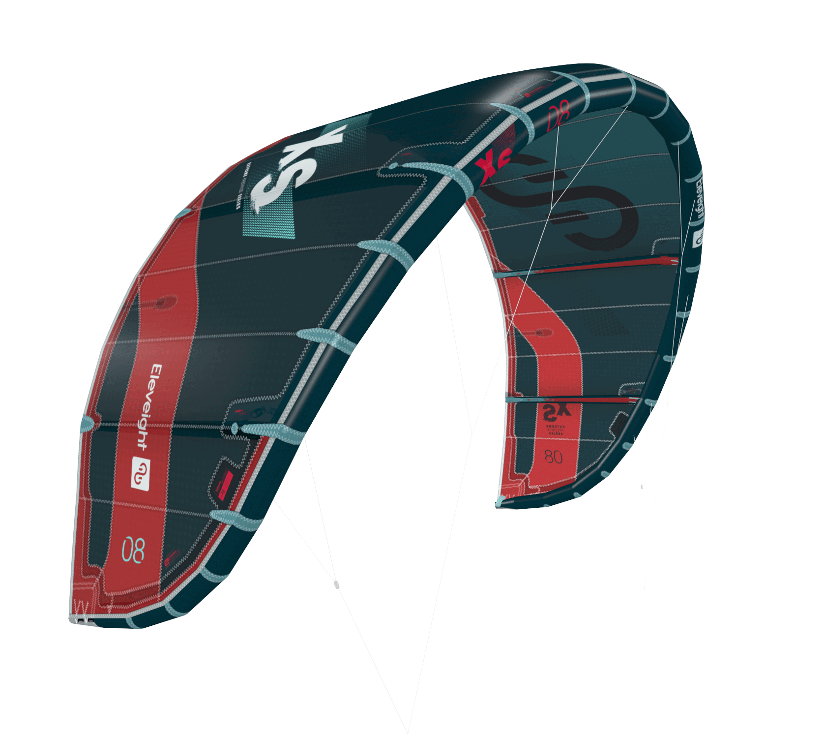 2022 Eleveight XS Kiteboarding Kite - Dark Green