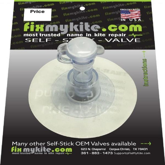 Fix My Kite 9mm Inflate Valve, 1-way