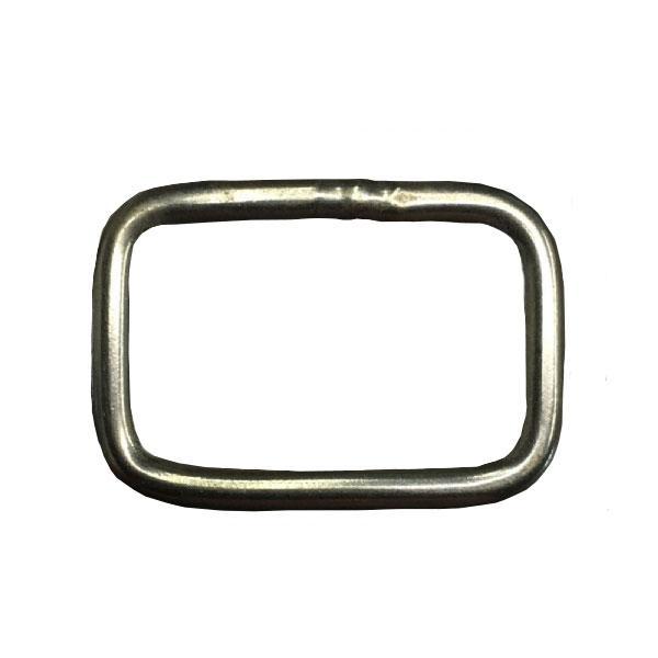 Fix My Kite Stainless Steel Rectangle Ring - 1" x 5/8" Inner Diam